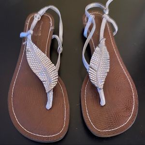 Santana Silver Sandals